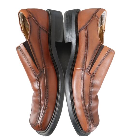 Dockers Mens Pro Style Slip On Loafers Size 8 Brown Leather All Motion Comfort - Picture 4 of 8